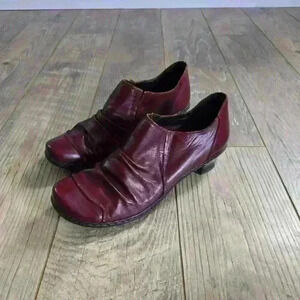 RIEKER slip on  shoes size 41, burgundy color